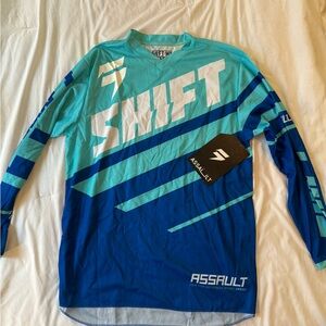Shift Assault Blue and Teal Jersey